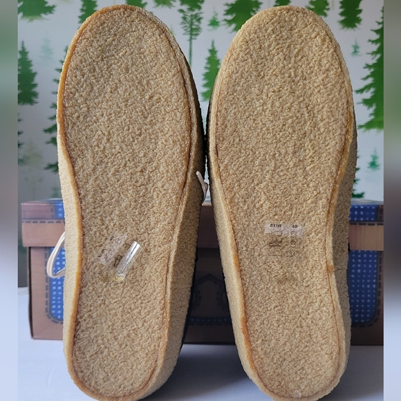 New 41 F-troupe Crepe Sole, Hiking, Black Fur Sheep Boots. - Picture 9 of 12